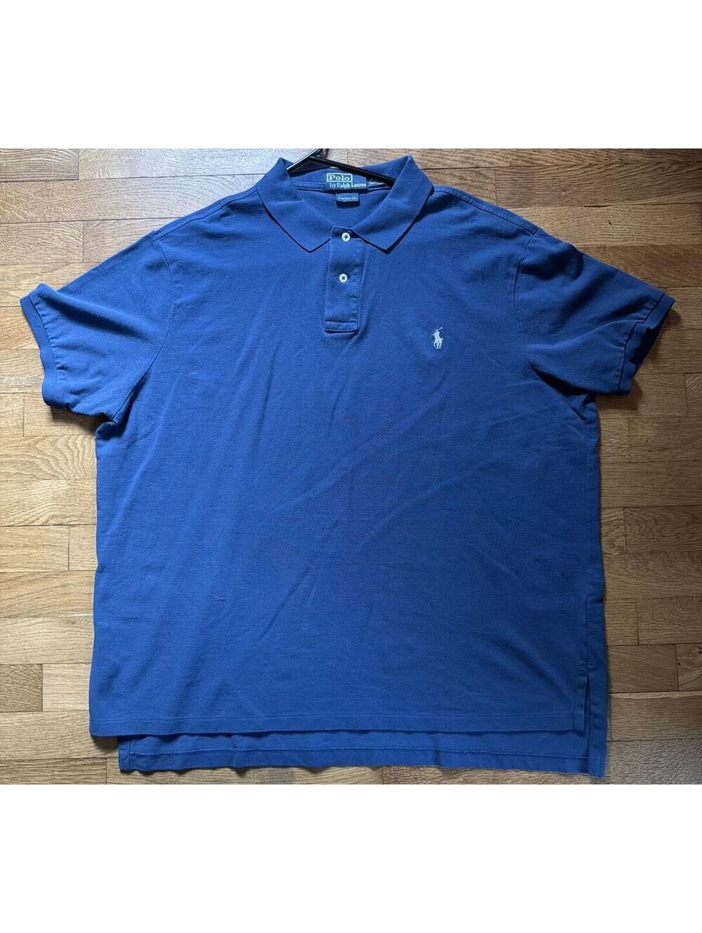2XL - Men - Polo Ralph Lauren Custom Fit Blue Polo